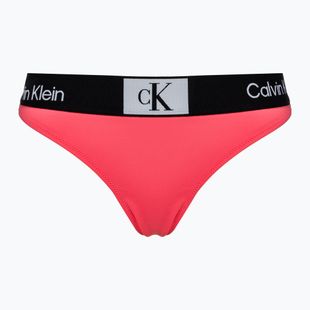 Spodní díl plavek  Calvin Klein Thong calypso coral