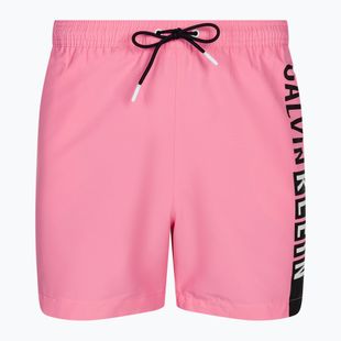 Pánské plavecké šortky  Calvin Klein Medium Drawstring-Graphic sachet pink