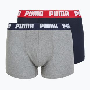 Pánské boxerky PUMA Everyday Basic 2 pairs navy/grey
