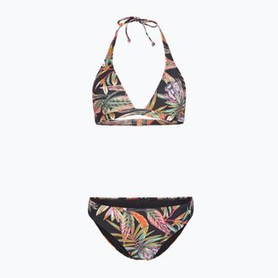 Dámské dvoudílné plavky O'Neill Marga Rita Bikini black tropical flower