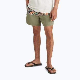 Pánské plavecké šortky O'Neill Cali Block 15'' black tropical flower