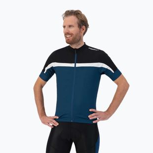 Pánský cyklistický dres    Rogelli Course black/blue/white