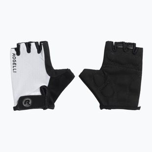 Dětské cyklistické rukavice Rogelli Core Jr white