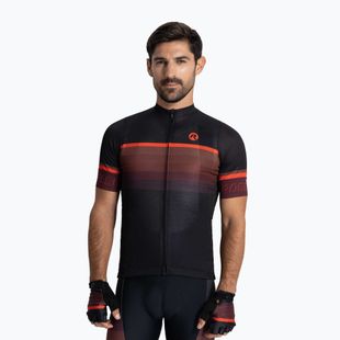 Pánský cyklistický dres Rogelli Hero II red / bordeaux / black