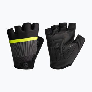Pánské cyklistické rukavice Rogelli Hero II black/fluor/grey