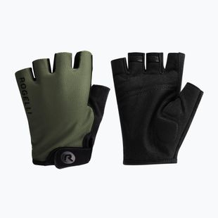 Pánské cyklistické rukavice Rogelli Core army green