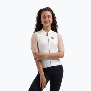 Dámský cyklistický dres Rogelli Fast sand/dusty pink/cherry