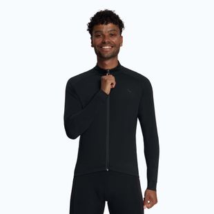 Pánské cyklistické tričko Longsleeve Rogelli Essential Light black