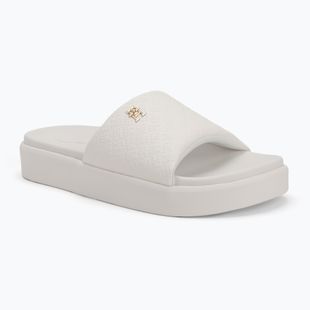 Dámské nazouváky Tommy Hilfiger Platform Monogram Poolslide ancient white