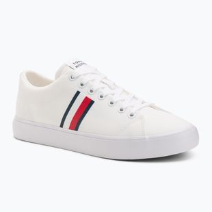 Pánské tenisky Tommy Hilfiger Th Hi Vulc Low Core Stripes Mesh YBS white
