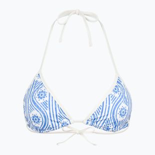 Horní díl plavek Tommy Hilfiger Triangle Rp Print floral stripe blue spell