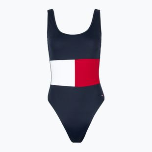 Dámské jednodílné plavky Tommy Hilfiger Ohne Piece (Ext Sizes)One Piece (Ext Sizes) dark night navy