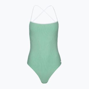 Dámské jednodílné plavky Tommy Hilfiger Straight One Piece seersucker radiant green/white