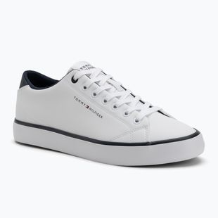 Pánské tenisky Tommy Hilfiger Th Hi Vulc Core Low Leather Ess YBS white