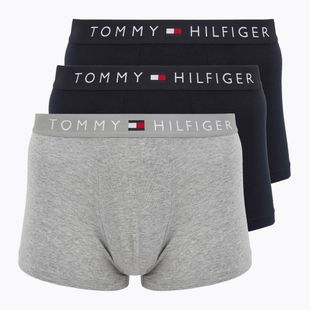 Boxerky Tommy Hilfiger UM0UM03181 Trunk 3 páry desert sky/grey heather/desert sky