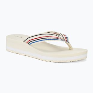Dámské žabky  Tommy Hilfiger Wedge Stripes Beach Sandal calico