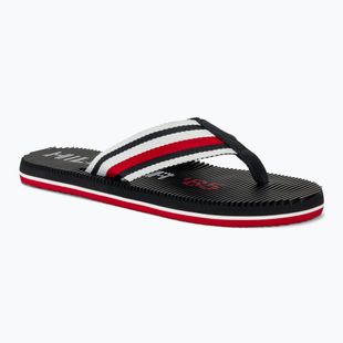 Pánské žabky Tommy Hilfiger Massage Footbed Oly Beach Sandal desert sky