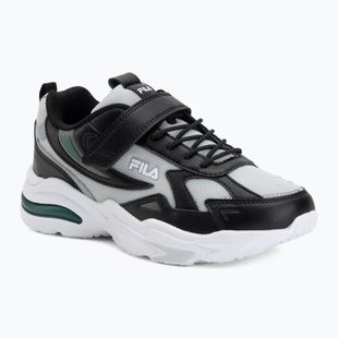 Dětské boty FILA Madrun Velcro black/posy green