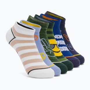 Dětské ponožky SKECHERS Non Terry Low Cut 6 párů green