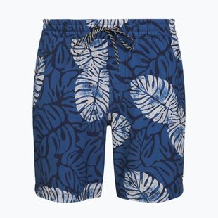 Pánské koupací šortky Hurley Dypsis Leaves Volley Swim Short Navy