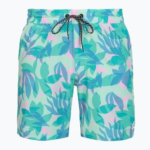 Pánské koupací šortky Hurley Aticama Volley Swim Short Blue/Aqua