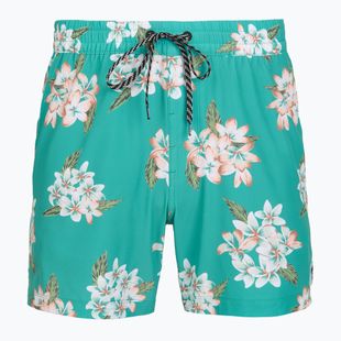 Pánské koupací šortky Hurley Malaga Volley Swim Short Teal Tint
