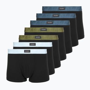 Pánské boxerky KARL LAGERFELD Kameo Logo Trunk 7 párů midnight/clear sky/olive
