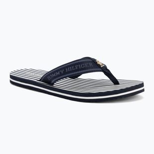 Dámské žabky Tommy Hilfiger Stripes Beach Sandal space blue