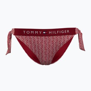 Spodní díl plavek  Tommy Hilfiger Cheeky Side Tie Bikini Print floral stripe regatta red