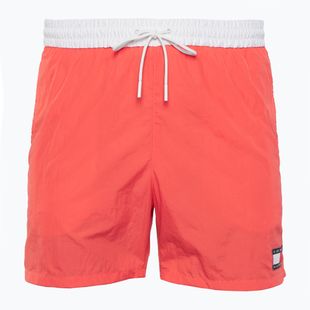 Pánské plavecké šortky Tommy Hilfiger Medium Drawstring pink poppy