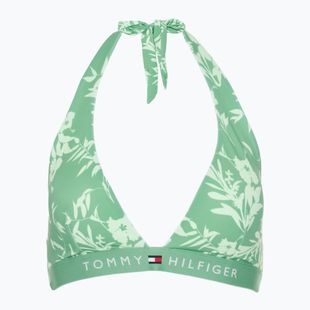 Horní díl plavek  Tommy Hilfiger Halter Rp Print floral tropic aop fort green