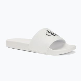 Dámské nazouváky  Calvin Klein YW0YW01835 Slide Monogram Wn bright white/black