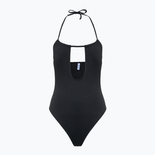 Dámské jednodílné plavky Calvin Klein  KW0KW02725 Plunge - RP black