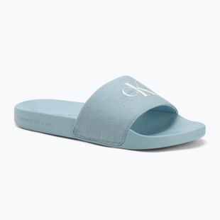 Dámské nazouváky  Calvin Klein YW0YW01835 Slide Monogram Wn triple cloud blue