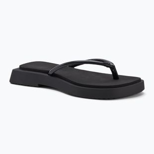 Dámské žabky Calvin Klein YW0YW01716 Sq Low Wedge Sandal Stitch triple black