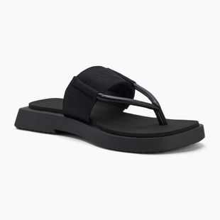 Dámské žabky Calvin Klein YW0YW01717 Sq Low Wedge Sandal Rope triple black