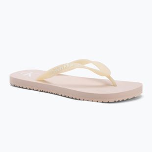 Dámské žabky Calvin Klein YW0YW01829 Beach Sandal Transparent Tpu whisper pink/bright white