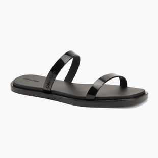 Dámské nazouváky Calvin Klein HW0HW02417 Double Bar Slide - Jelly black