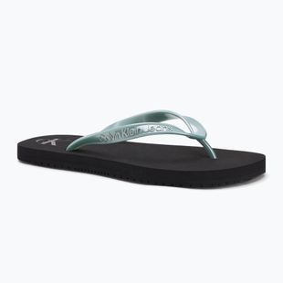 Dámské žabky Calvin Klein YW0YW01719 Beach Sandal Monologo Tpu black/cloud blue