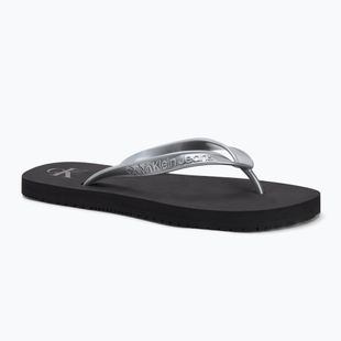 Dámské žabky Calvin Klein YW0YW01719 Beach Sandal Monologo Tpu black/silver