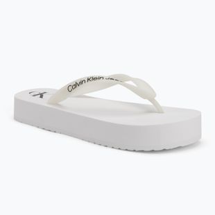 Dámské žabky Calvin Klein YW0YW01830 Beach Sandal Flatform Tpu bright white/black