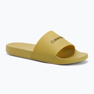 Pánské nazouváky Calvin Klein HM0HM00455 Pool Slide Rubber avocado oil