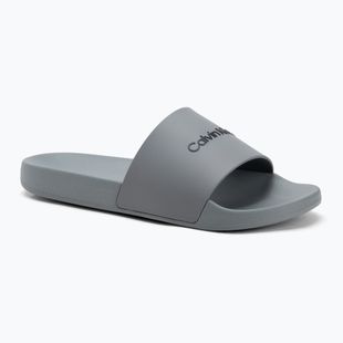 Pánské nazouváky Calvin Klein HM0HM00455 Pool Slide Rubber granite road