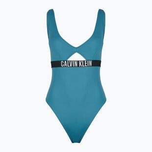Dámské plavky  Calvin Klein KW0KW02746 Intense Power One Piece Fashion Fit storm blue