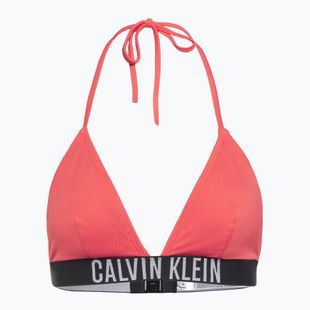 Horní díl plavek Calvin Klein KW0KW02750 Intense Power Rib Triangle-RP dazzling coral