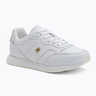 Dámské boty Tommy Hilfiger Leather Runner white