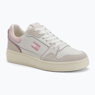 Dámské boty Tommy Jeans Retro Basket ecru/misty pink