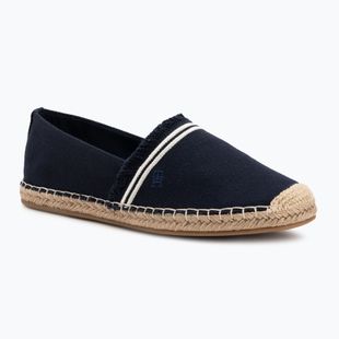 Dámské espadrilky Tommy Hilfiger Fringe Canvas Closed space blue