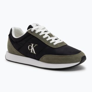 Pánské tenisky Calvin Klein YM0YM01361 Retro Runner Essential MIX MAT black/capers/bright white