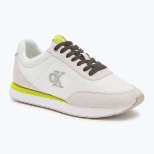 Dámské tenisky Calvin Klein YW0YW01990 Retro Runner Lace Up Nylon MG white/evening primrose/lily white